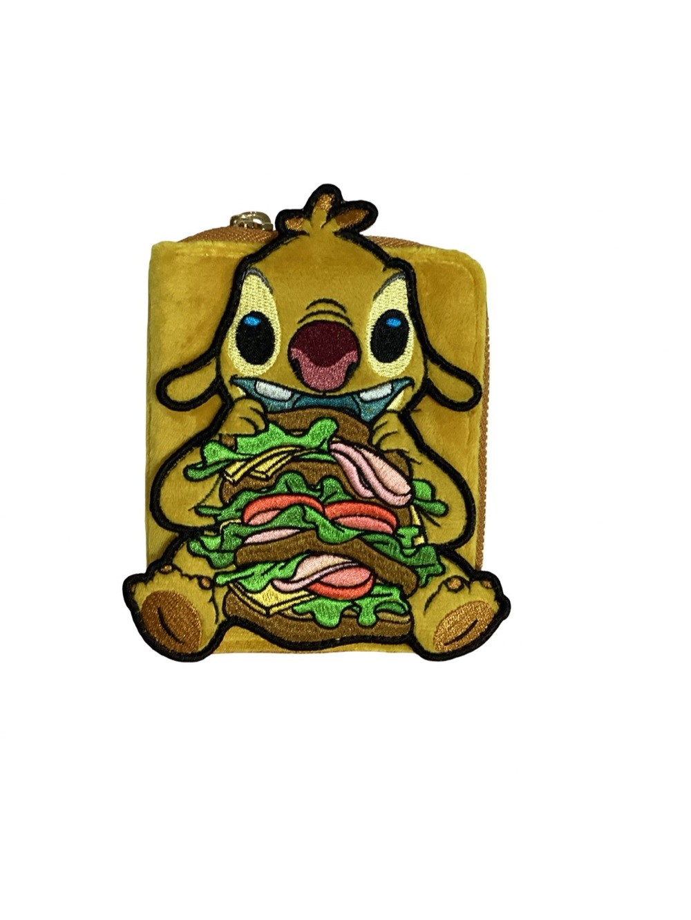 Loungefly Disney Lilo & Stitch Reuben Sandwich Cosplay Furry Figural Wallet NEW